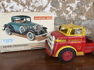 Wyandotte Truck and Hubley Coupe