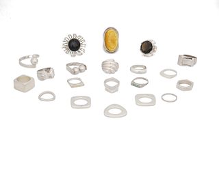 A group of Modernist jewelry