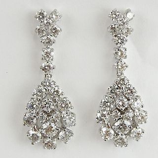 Lady's BHGL Appraised 2.85 Carat Diamond Earrings