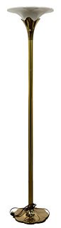 Stiffel Brass Torchiere Floor Lamp