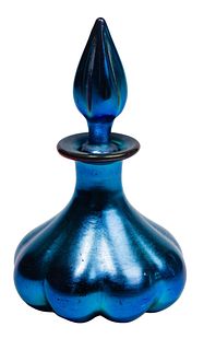 (Attributed to) Steuben Art Glass Perfume Bottle