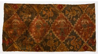 Pre-Columbian Style Chankay Painted Textile and Tapestry Assortment