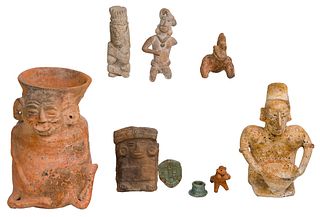 Pre-Columbian Style Figural Pottery Assortment