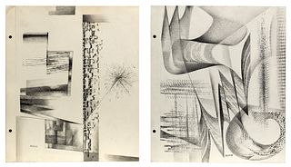 Medard Klein (American, 1905-2002) Graphite Sketches