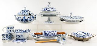 Meissen and Meissen Style Porcelain Assortment
