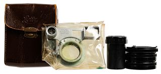 Carl Zeiss Lens and Leica Accessory Assortment