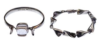 Georg Jensen Sterling Silver Bracelets