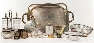 Sterling Silver and Silverplate Object Assortment