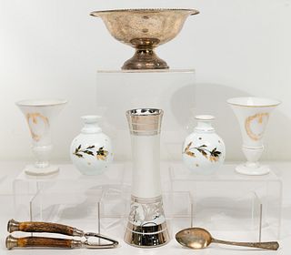 Silver and Gilt Vase Assortment