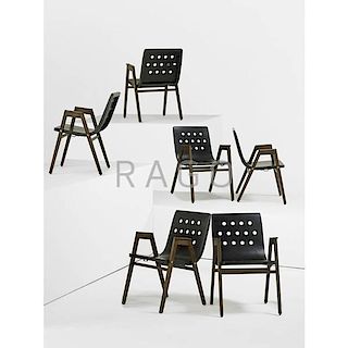 ROLAND RAINER Six Stadthalle chairs