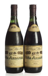 Two bottles Viña Ardanza, Reserva 1985. 
Category: Red wine. D.O. Rioja. Haro.