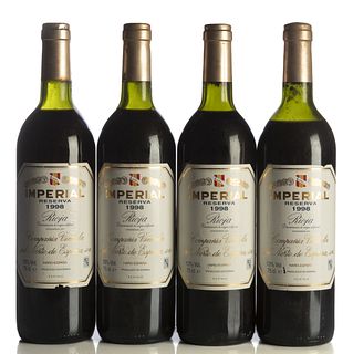 Four bottles Imperial, Reserva 1998. 
Category: Red wine. D.O. Rioja.