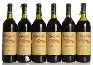 Six bottles of Campillo, Gran Reserva 1985. 
Category: Red wine. D.O. Rioja. Laguardia.