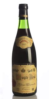 Bottle Monte Real, Reserva 1967. 
Category: Red wine. D.O.C. Rioja.