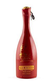A bottle of Piper-Heidsieck champagne. 
Category: AOC Champagne. Maison Piper- Heidsieck, Reims (France).