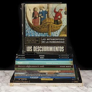 Libros sobre Arte Europeo. Algunos títulos: Van Gogh / Los Genios del Arte. Dalí / Botticelli. Piezas: 14.