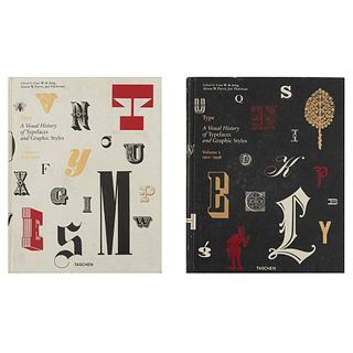Jong, Cees W. de / Purvis, Alston W / Tholenaar, Jan. Type. A Visual History of Typefaces and Graphic Styles. Vol. I-II. Piezas: 2.