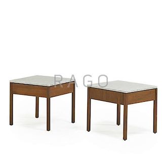 FLORENCE KNOLL Pair of side tables