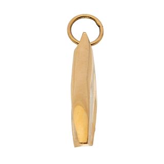 EMILIA XARGAY (Girona,1927-2002 ). 
Gold plated pendant in the form of teardrop abstraction.