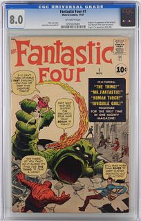 Marvel Comics Fantastic Four #1 CGC 8.0