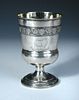 Hampshire Agricultural Society - a Regency silver goblet, by Solomon Hougham, London 1815, campana s