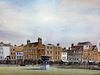 § Peter Knuttel (British, b.1945) King's Parade, View from the Senate House, Cambridge inscribed wit