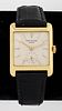 Patek Philippe 18K Gold Square Dual Dial Watch