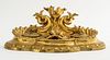 French Baroque Revival Ormolu Dolphin Inkwell