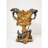 Important Ormolu and Silvered Bronze Figural Wine Cooler, Possibly Russian, 1860
