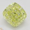 3.22 ct, Natural Fancy Intense Yellow Even Color, VVS1, Cushion cut Diamond (GIA Graded), Appraised Value: $144,200 