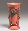 Roseville Laurel Rust Vase c1930s