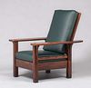 L&JG Stickley Fixed-Back Morris Chair c1908-1912
