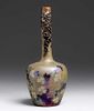 Clement Massier Silver Overlay Vase c1890s