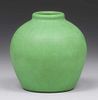 Early Van Briggle #101 Matte Green Cabinet Vase 1902