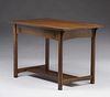 Lifetime Puritan One-Drawer Library Table c1912-1915