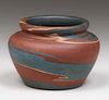 Early Niloak Pottery Mission Swirl Vase c1910s