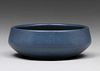 Marblehead Pottery Matte Blue Bowl c1910