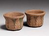 Pair Rookwood Pottery #2175 Miniature Garden Vases 1915
