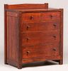 Early Gustav Stickley Five-Drawer Dresser c1901