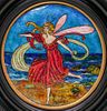 Boston Arts & Crafts Enamel on Copper Dancing Fairy c1905