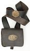 Civil War M1861 Cartridge Box with Shoulder Sling and Brass US and Eagle Plates 