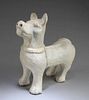 A Porcelain Dog Figurine