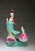 Antique Chinese Porcelain Guanyin Statue