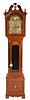 Bigelow Kennard & Company, Boston, custom mahogany tall case clock, to include five tube with Elliot works, having moon phases, inlaid broken arch top