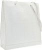 Fendi Shiny White Crocodile Tote Bag Very Good Condition 13.5" Width x 15.5" Height x 3.5" Depth