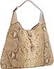 Gucci Natural Metallic Python Jackie Shoulder Bag Very Good Condition 17" Width x 13" Height x 2" Depth