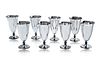 Set of Eight Georg Jensen Stemmed Goblets/Cups 520