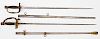 US Indian Wars 1860 Staff and Field Swords, Lot of Two 