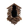 Black Forest Carved Bird's Nest Wall Mirror