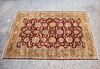 Indian Jaipur Wool Hand Knotted Area Rug